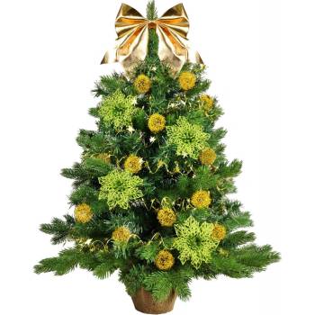 LAALU Ozdobený stromeček MAGICKÝ VEČER 60 cm s 41 ks ozdob a dekorací