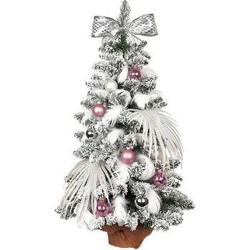 LAALU Ozdobený stromeček POLÁRNÍ RŮŽOVÁ 60 cm s 41 ks ozdob a dekorací