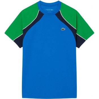 Lacoste Ultra Dry Colour-Block Tennis Modrý