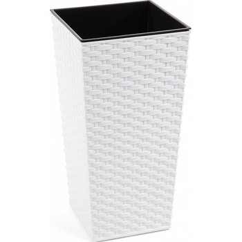 Lamela květináč FINEZIA RATAN 350 x 350 bílý