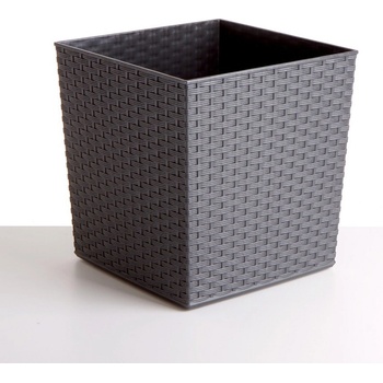 Lamela Květináč Juka 250 x 250 mm ratan grafit