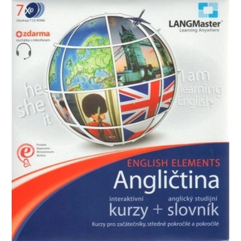 LANGMaster Angličtina ELEMENTS - kurz a studijní slovník Lexicon