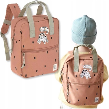 LÄSSIG dětský Mini Square Backpack Happy Prints Caramel