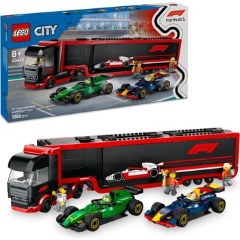 LEGO® City 60445 Kamion F1 s vozy F1 RB20 a AMR24