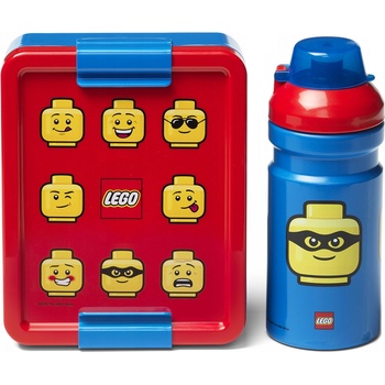 LEGO® Iconic Classic box na svačinu červená/modrá