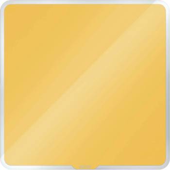 Leitz Tabule magnetická skleněná COSY - 45 x 45 cm / teplá žlutá