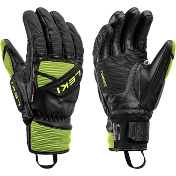 Leki WCR Venom DH 3D black/ice lemon