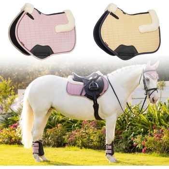 LeMieux Podsedlová dečka Merino Suede Square mimosa