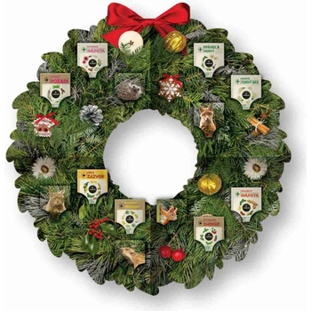 Leros bylinný adventní kalenář věnec 24 sáčků