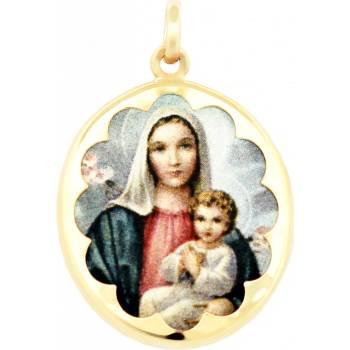 Leru Zlatá madonka malá smalt 08