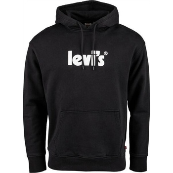 Levi's RELAXED GRAPHIC PO POSTER Hoodie černá,bílá