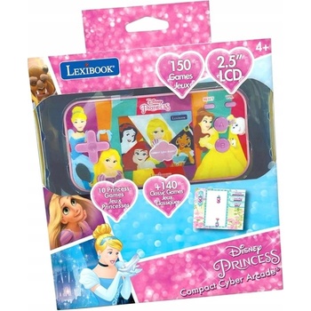 LEXIBOOK Electronic Games JL2360DP Disney Princess Console Arcade Center