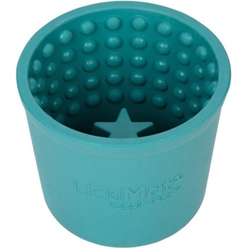 LickiMat Yoggie Pot lízací kelímek tyrkysový 9 cm