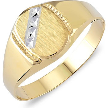 Lillian Vassago prsten z kombinovaného zlata LLV06 GR050