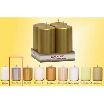 Lima metal stříbrná 50 x 100 mm 4 ks