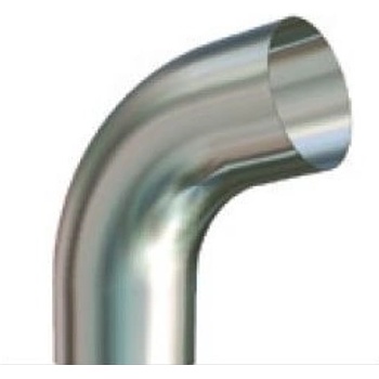 Lindab koleno svodové roury BK 100 mm 70° tmavě šedé