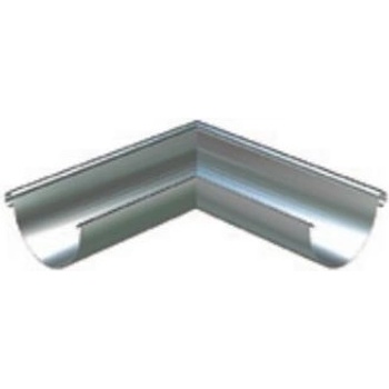 Lindab Žlabový roh na nároží RVY 150 mm 90° / tmavě šedý