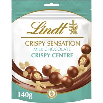 Lindt Crispy Sensation mléčné čokoládové bonbóny s náplní z oplatky 140 g