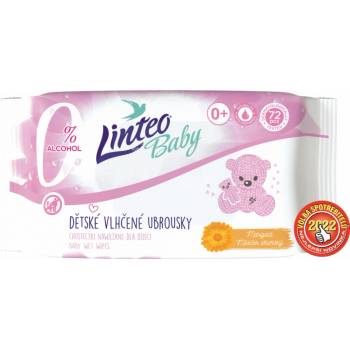 Linteo Baby dětské vlhčené ubrousky Soft/Cream 120 ks