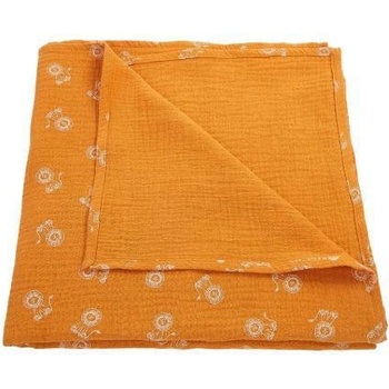 Little Angel Mušelínová deka osuška Medová