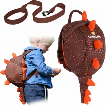 LittleLife Toddler Dinosaur Spike tm. hnědý