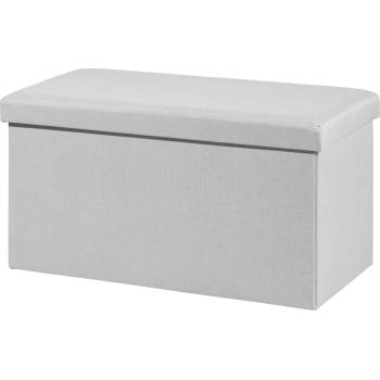 LIVARNO home Lavice s úložným prostorem, 78 x 40 x 40 cm ( světle šedá )