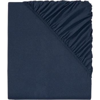 Livarno Home Žerzejové napínací prostěradlo 140-160x200 modrá