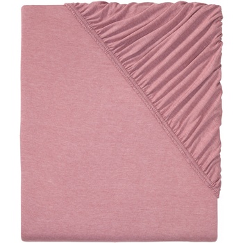 Livarno Home Žerzejové napínací prostěradlo 180-200x200 světle růžová