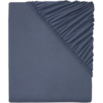 Livarno Home Žerzejové napínací prostěradlo 180-200x200 tmavě modrá