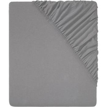 Livarno Home Žerzejové napínací prostěradlo 90-100x200 tmavě modrá
