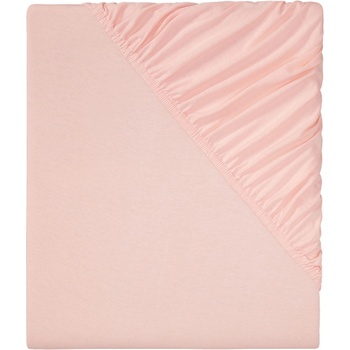 Livarno home Žerzejové napínací prostěradlo růžová 140-160x200