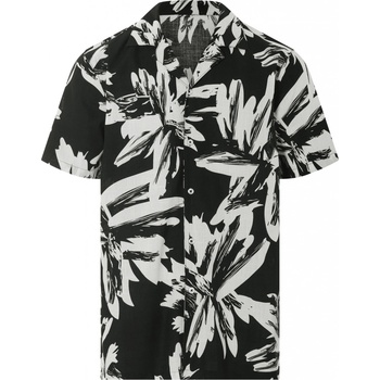 Livergy pánská volnočasová košile černá/bílá