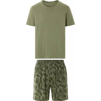 Livergy pánské pyžamo, s vysokým podílem bavlny vzor/zelená