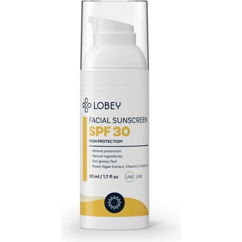 LOBEY® Classic Opalovací krém SPF 30 na obličej 50 ml