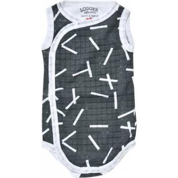 Lodger Body Romper Fold Over Sprinkle Print Carbon