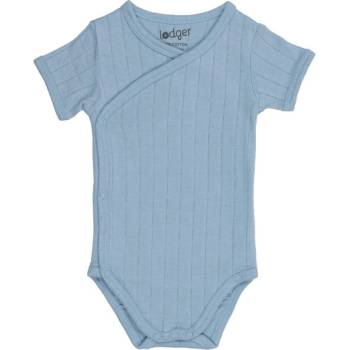 Lodger Romper SS Solid Blue Fogg