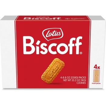 Lotus Biscoff Originální Karamelizované sušenky 4x 250 g