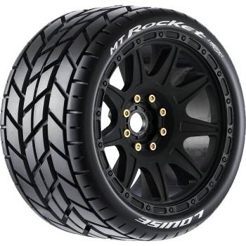 Louise RC MT-ROCKET SPEED 1/8 0 a 1/2 offset 17 mm odnímatelný hex Černé disky 2 ks