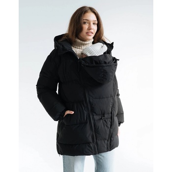 Love & Carry zimní těhotenská a nosící péřová bunda 3v1 Black
