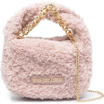 Love Moschino Bushy Pink crossbody kabelka Růžová