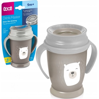 LOVI Hrníček 360 JUNIOR s úchyty Buddy Bear 250 ml