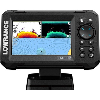 Lowrance eagle 5 se sondou 83/200 hdi + baterie a nabíječka