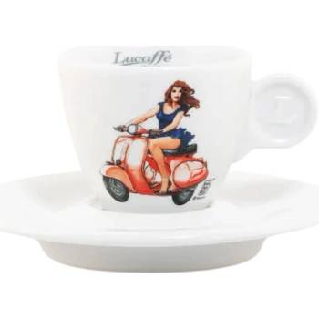 Lucaffé šálek Donna in Vespa pro Espresso 50 ml
