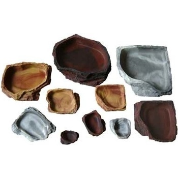 Lucky Reptile rohové krmítko pískovec maxi 24x24x6 cm