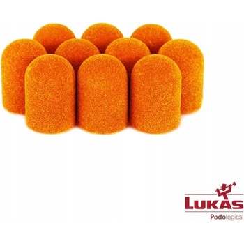 Lukas Podological Kloboučky brusné Oranžové 10ks 80/13