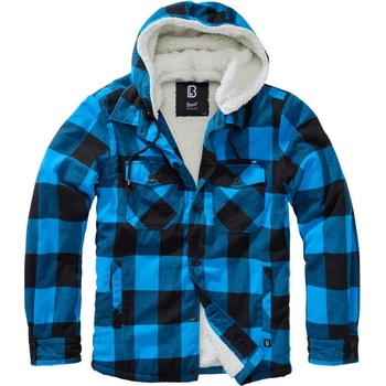 Lumberjacket Hooded černá modrá