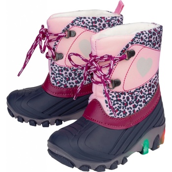 Lupilu dívčí zimní blikající obuv navy modrá