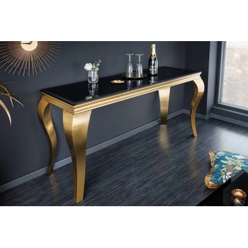 LuxD Rococo 140 cm černá / zlatá