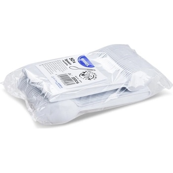 Lžíce PP znovu použitelná bílá 18 5cm 22006