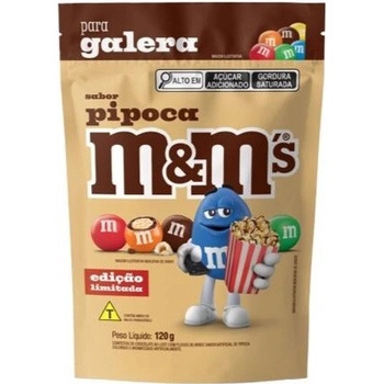 M&M's bonbonky z mléčné čokolády s náplní s příchutí popcornu 120 g
